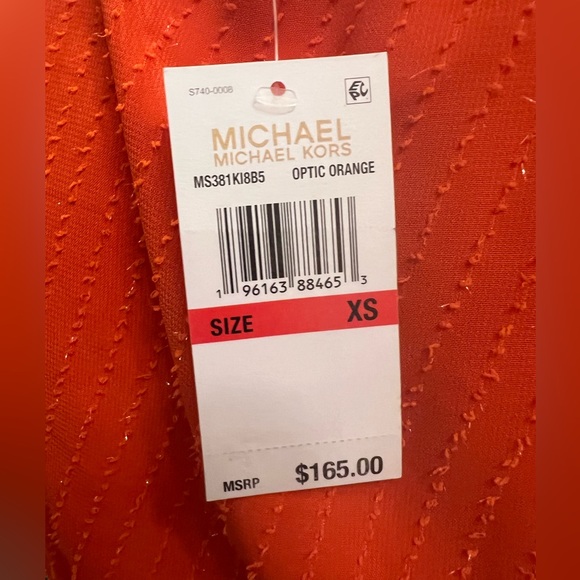NWT Orange Michael Kors Dress - Picture 11 of 11